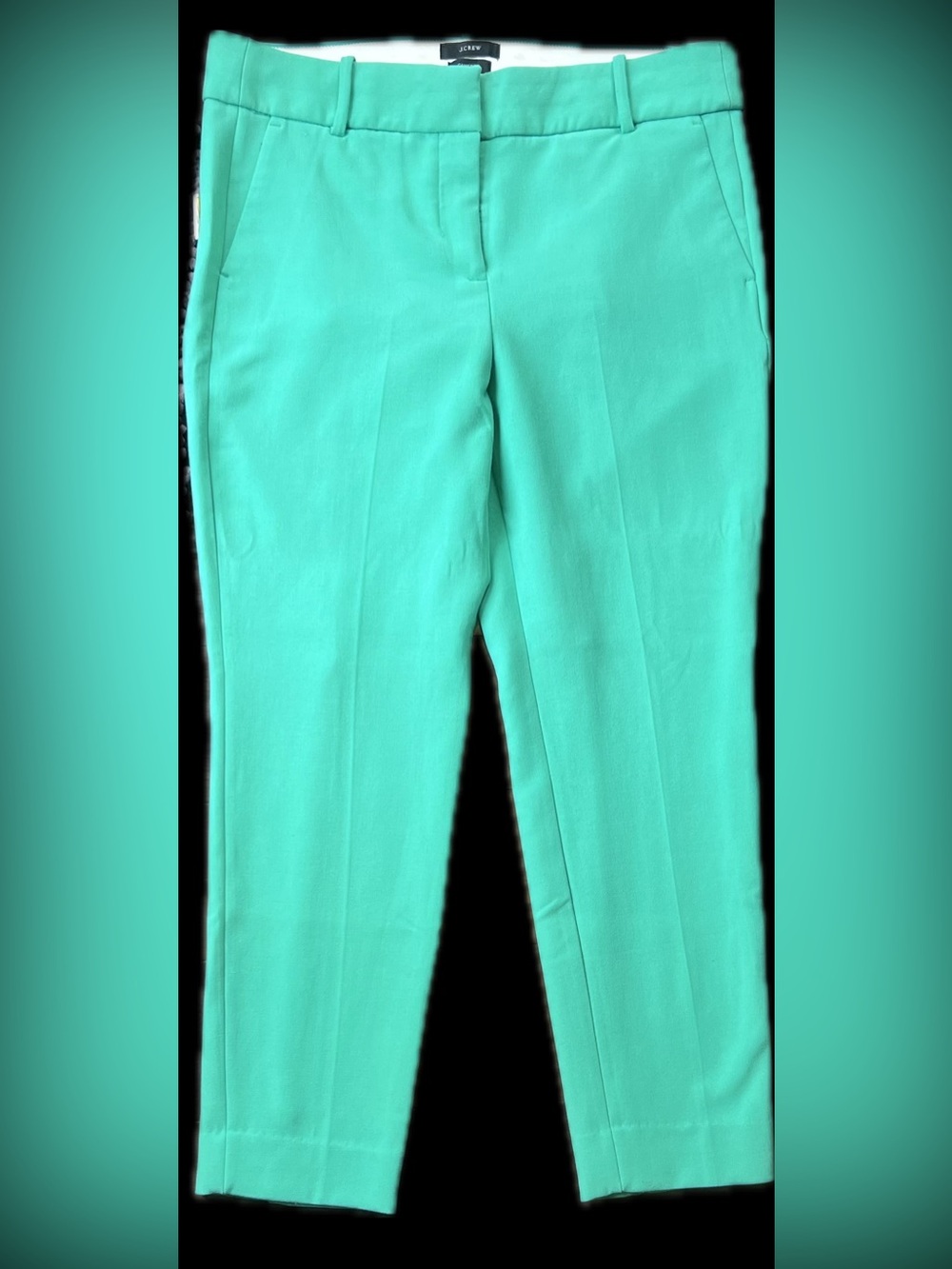 J. Crew Women's Cameron Slim Ankle Pants in Green Size 12